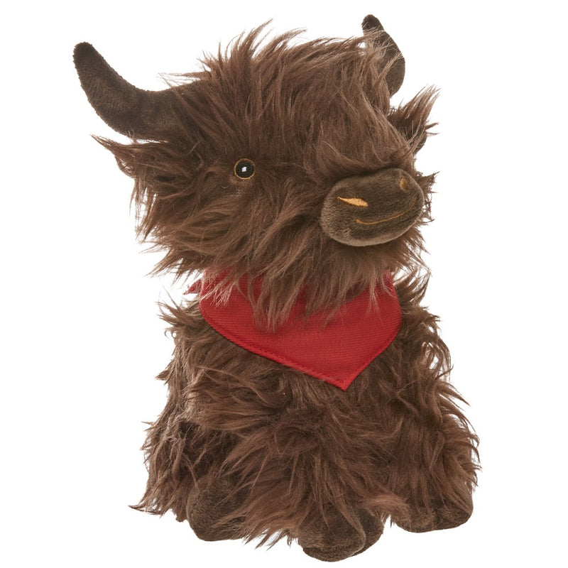 Msp Dog Toy Plush Highland Cow