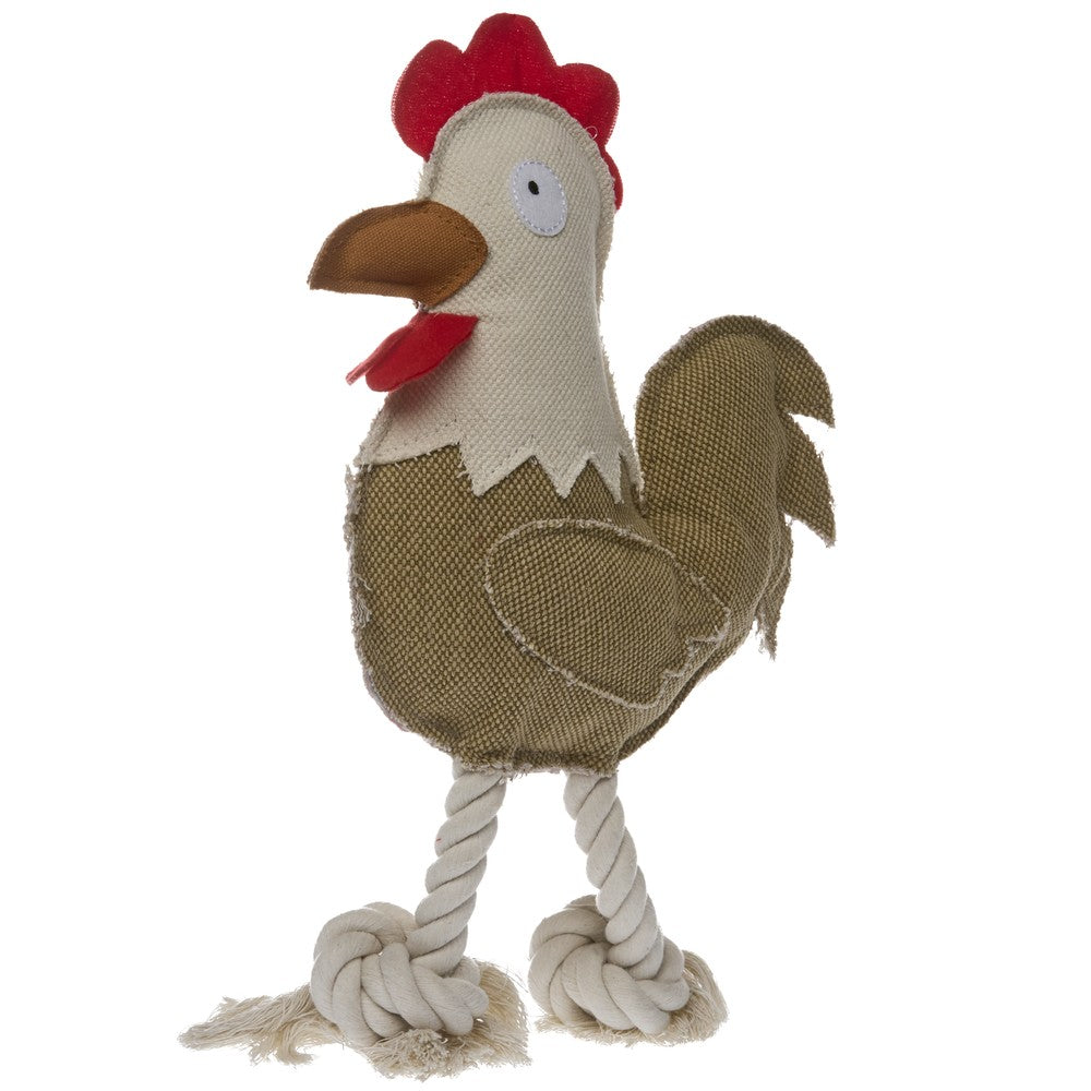 Msp Dog Toy Plush Tuff Rooster