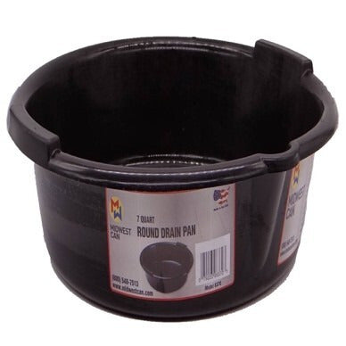 7 Qt Round Drain Pan