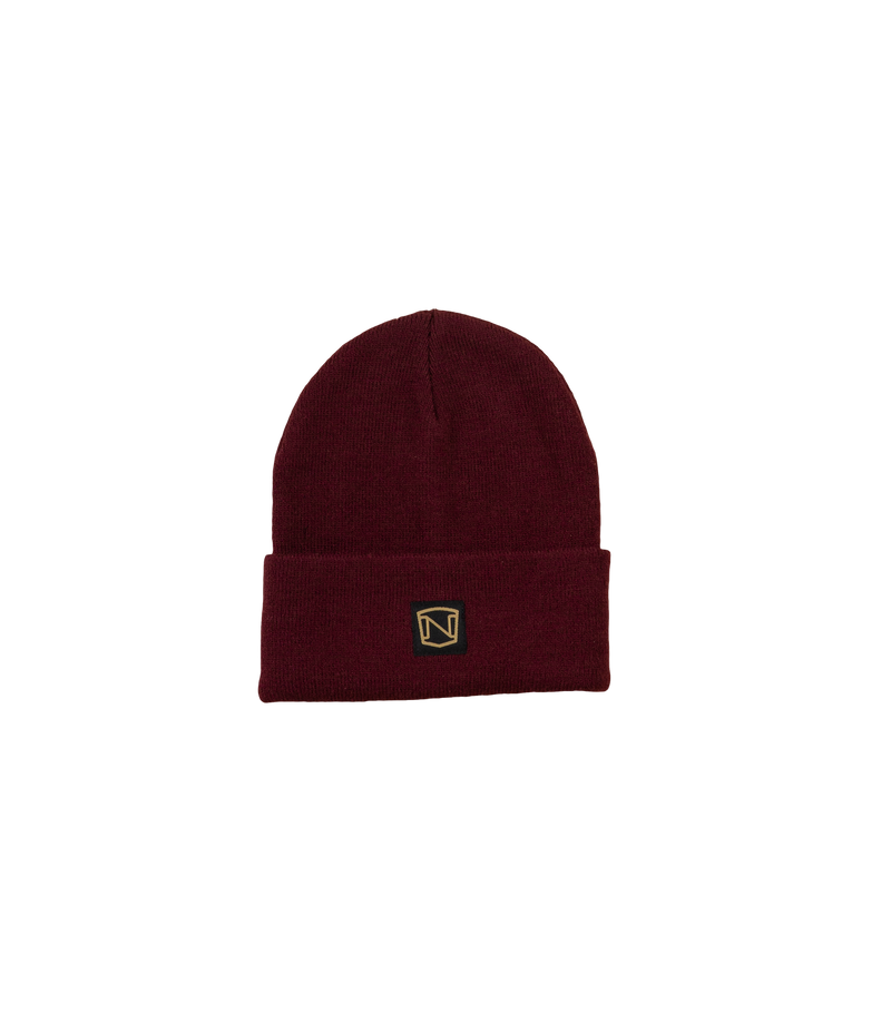 NO-19005-446 Knitted Cuffed Beanie Port