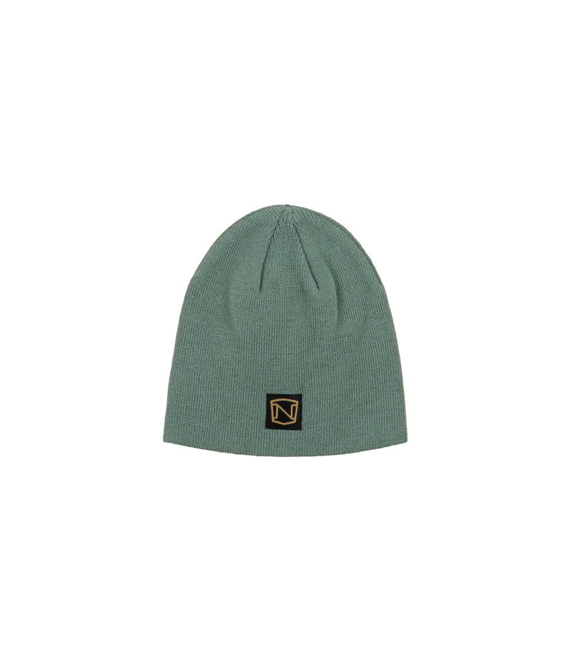 NO-19006-802 Knitted Beanie Slate Green