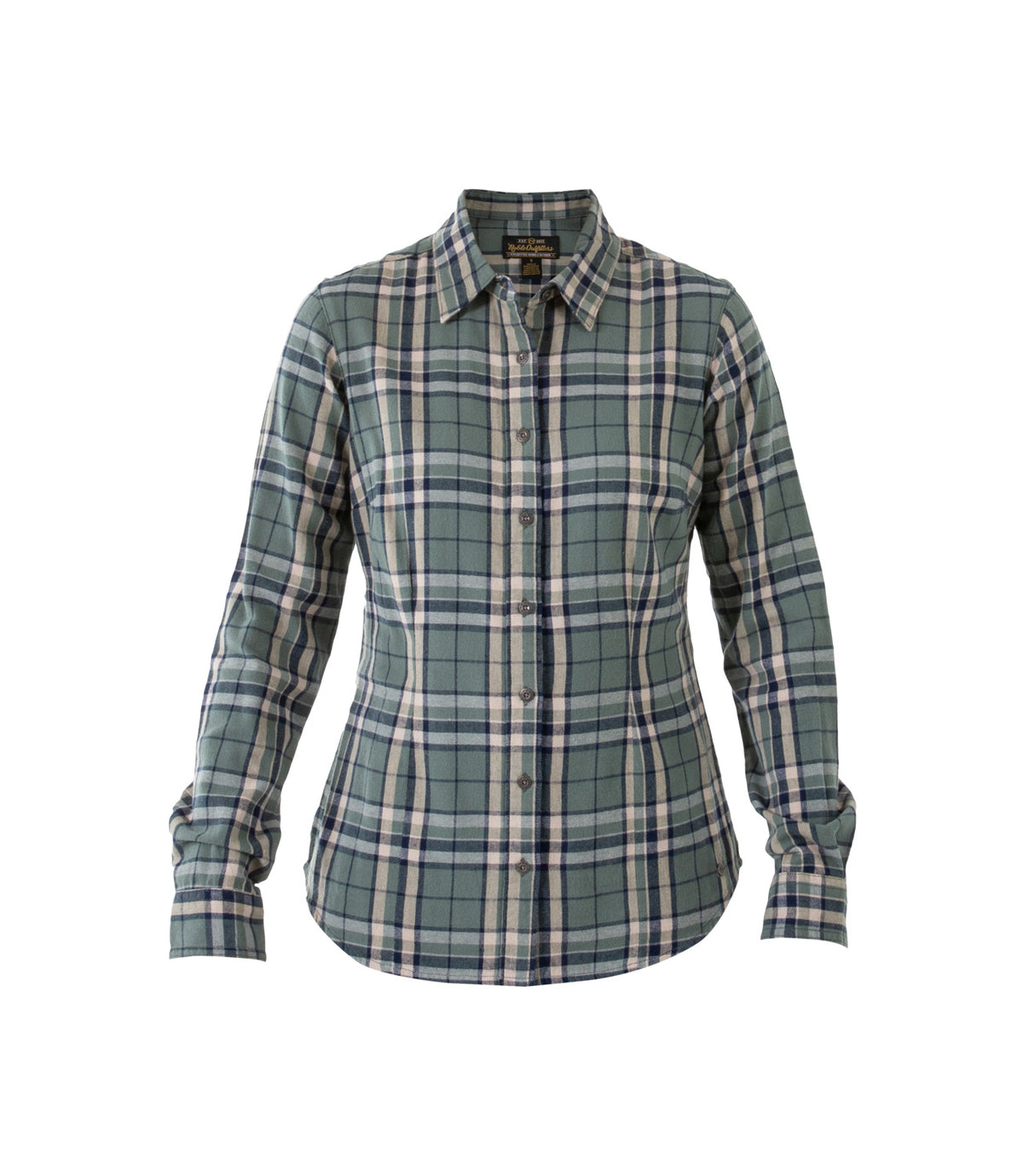 Women's Flannel Shirt - Eucalyptus
