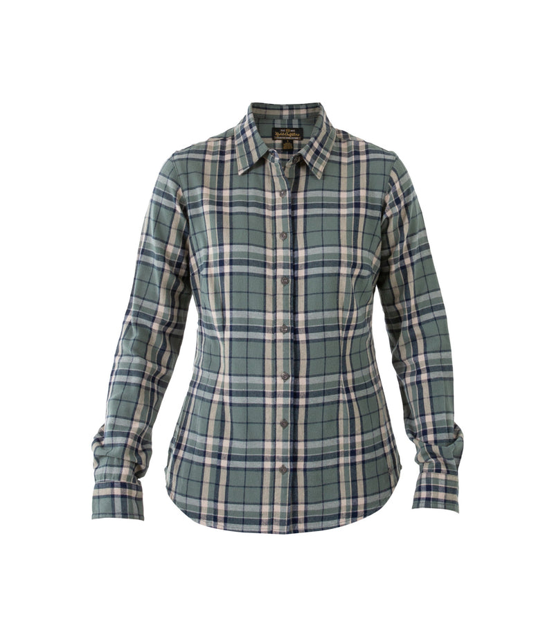 Women's Flannel Shirt - Eucalyptus