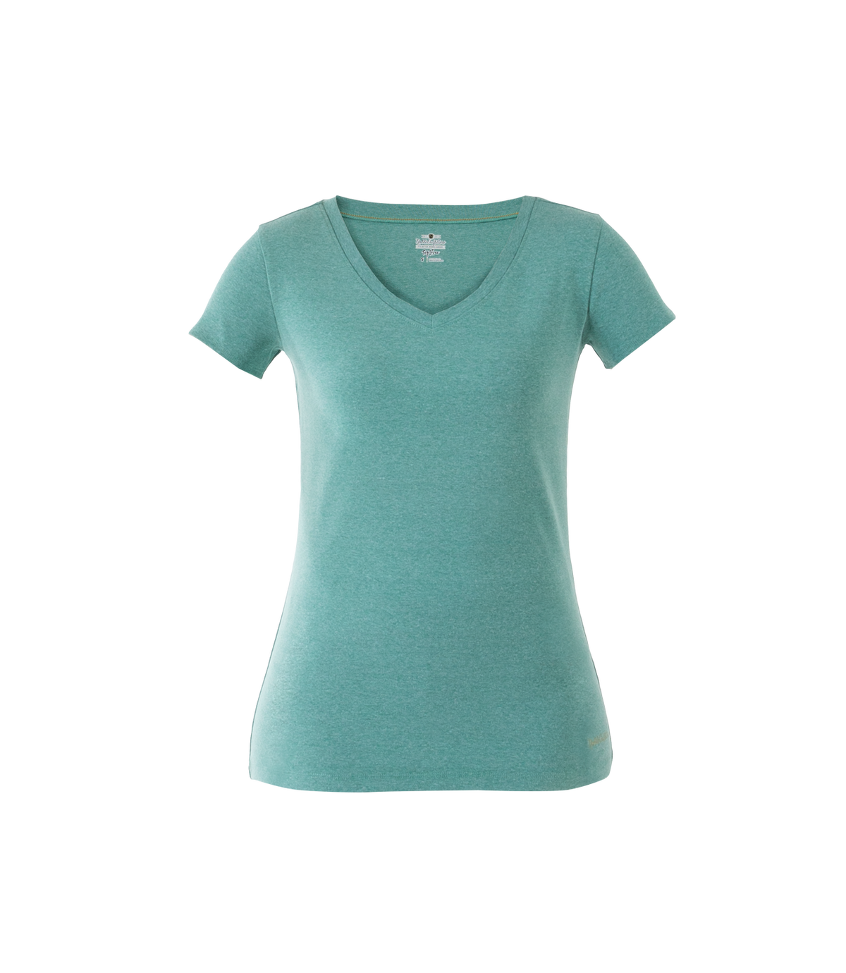 NO-22528-812 Women's Tug-Free V-Neck Spruce Heather