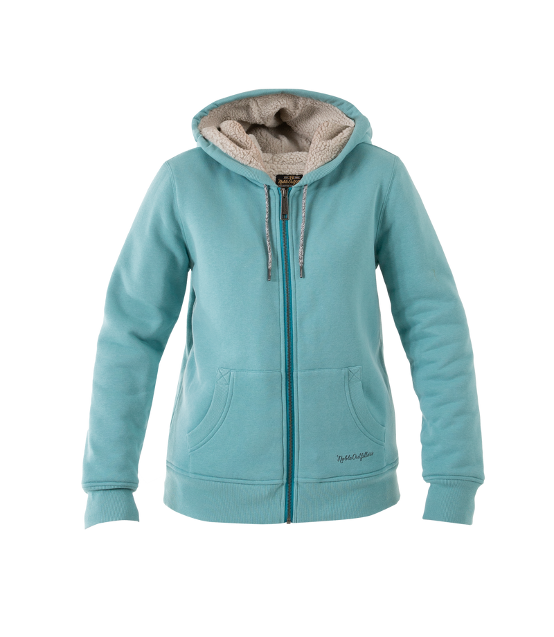 NO-28550-685 Women's Sherpa Lined Hoodie Lagoon