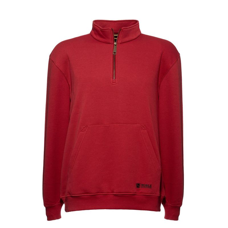 NO_11526_Flex Quarter Zip Pullover_403_Chamoy_Front_Open