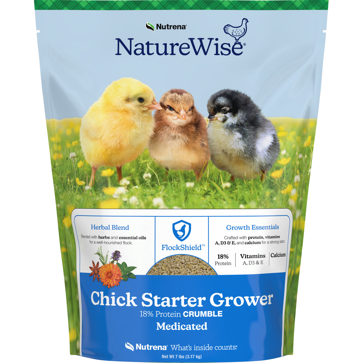 Nw Med Chick Starter Grower 7#