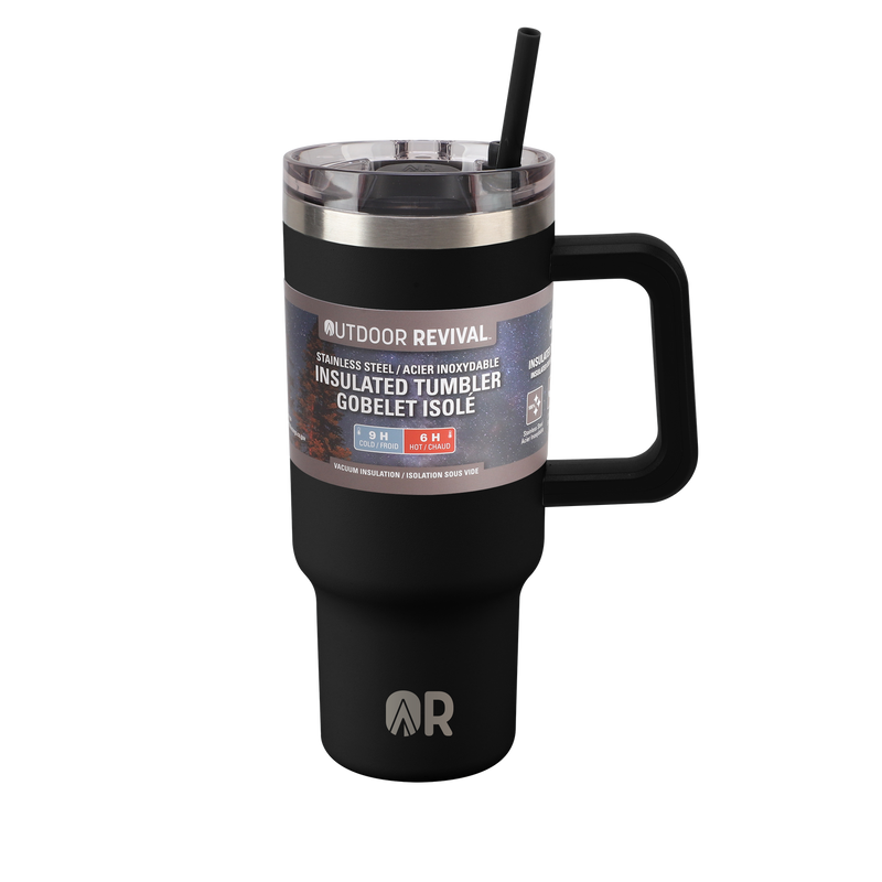 40 OZ Stainless Steel Insulated Tumbler with Handle