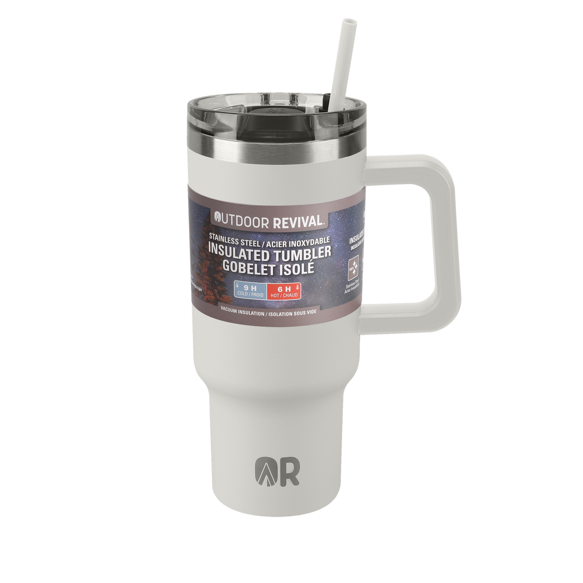 40 OZ Stainless Steel Insulated Tumbler with Handle