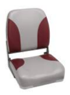 23.6" Boat Seat High Back, Gy/Rd