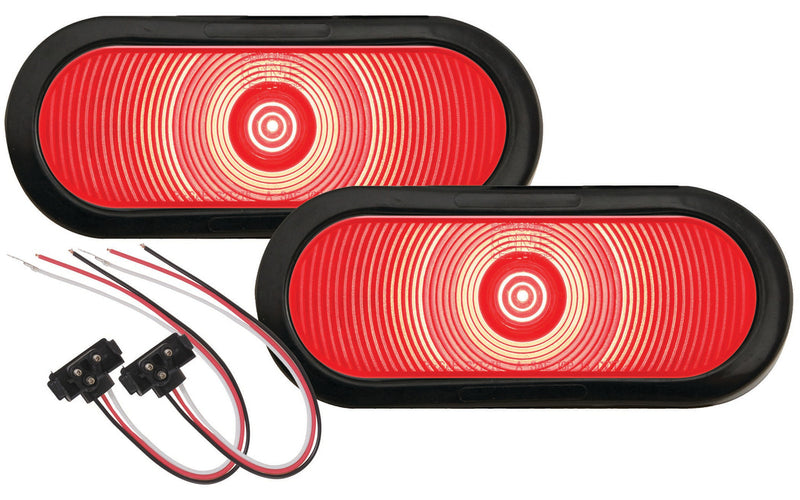 LED One 6" Oval Kit W Plugs