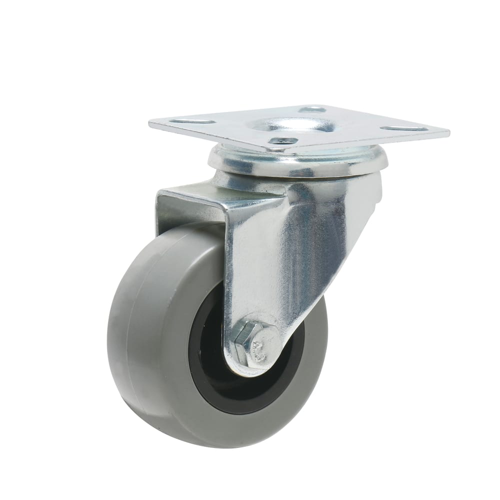 Precision Casters + Wheels™ 2" Swivel Plate Polyurethane Caster