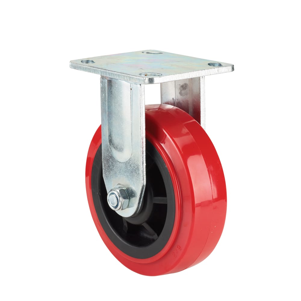 Precision Casters + Wheels™ 6" Rigid Polyurethane Caster