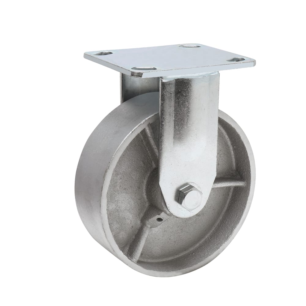 Precision Casters + Wheels™ 6" Rigid Steel Caster