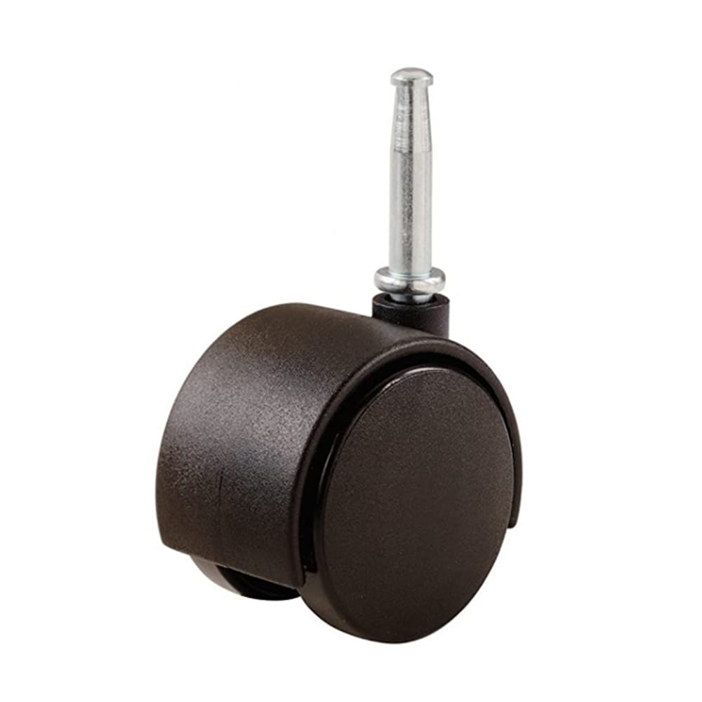 Precision Casters + Wheels™ 2" Plastic Swivel Threaded Stem Caster