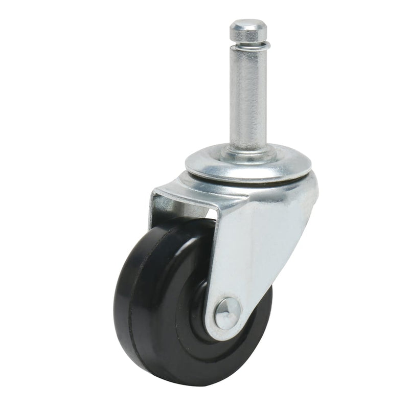 Precision Casters + Wheels™ 2" Swivel Rubber Stem Caster