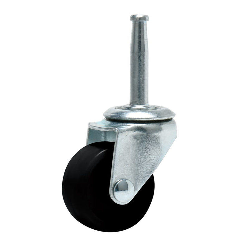 Precision Casters + Wheels™ 1-1/4" Swivel Stem Plastic Caster