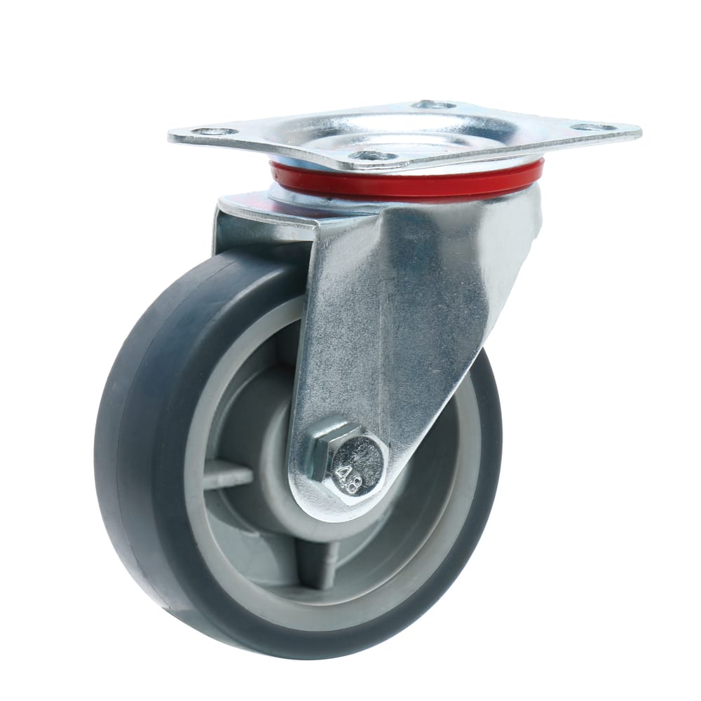 Precision Casters + Wheels™ 2" Swivel Non-Marking TPR Caster