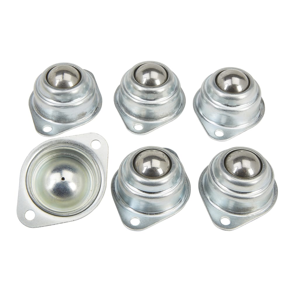 Precision Casters + Wheels™ 1" Steel Ball Bearing Swivel Plate Caster