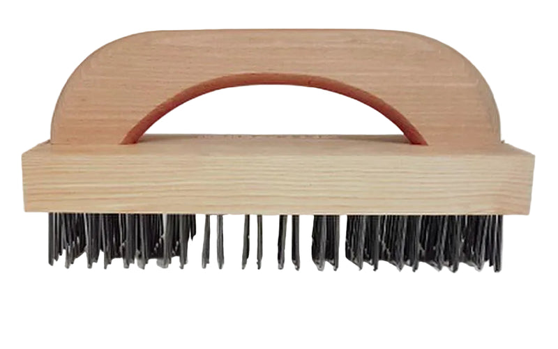 BRUSH BUTCHER BLOCK HANDLED