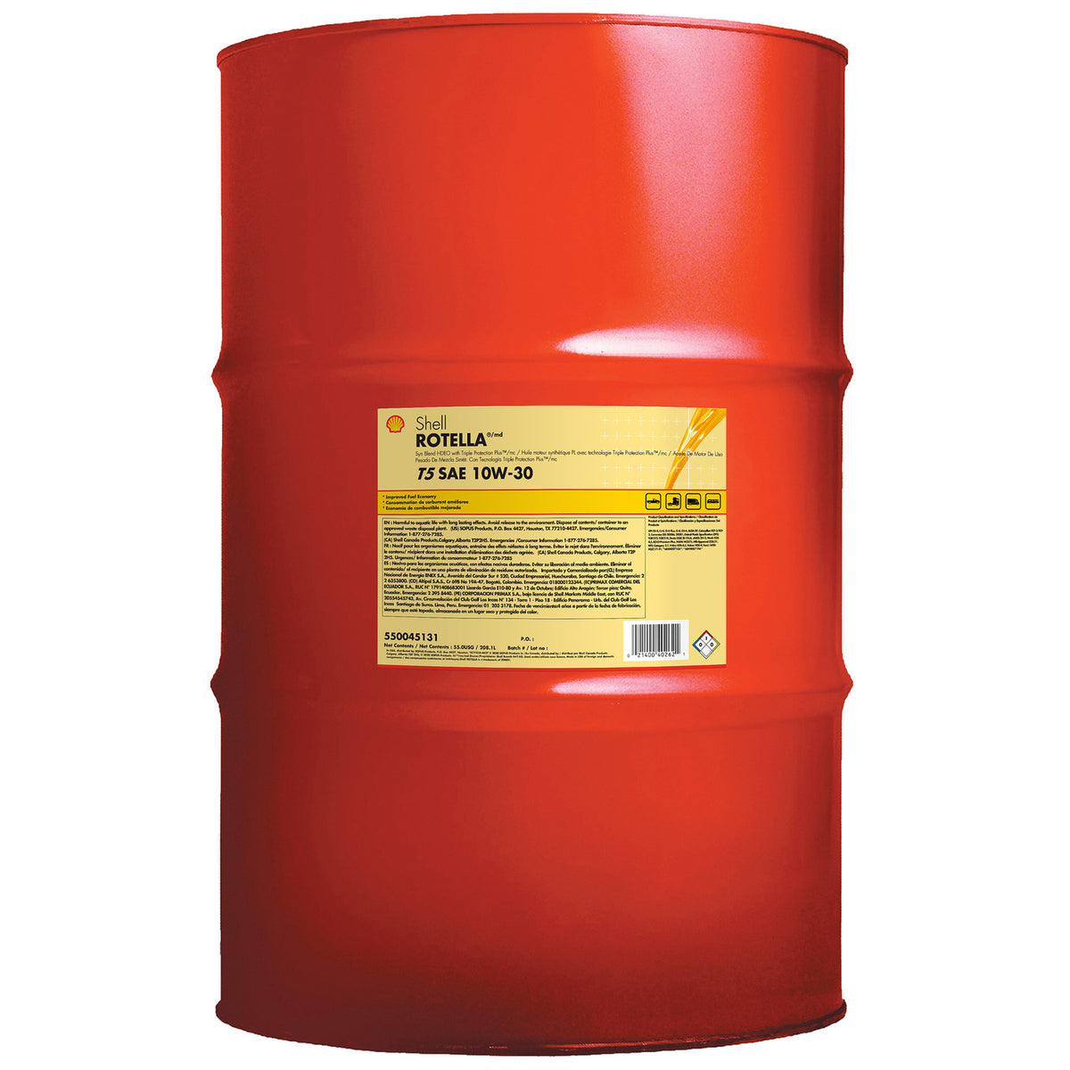 Rotella T5 10W30 55 Gal