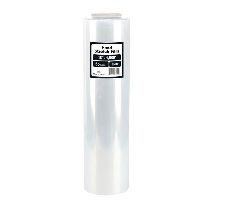 Hand Wrap,65GA,Clear,1500X18