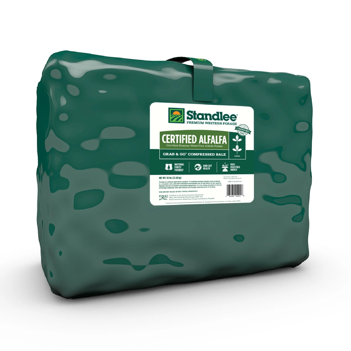 Organic Alfalfa Grab & Go Compressed Bale
