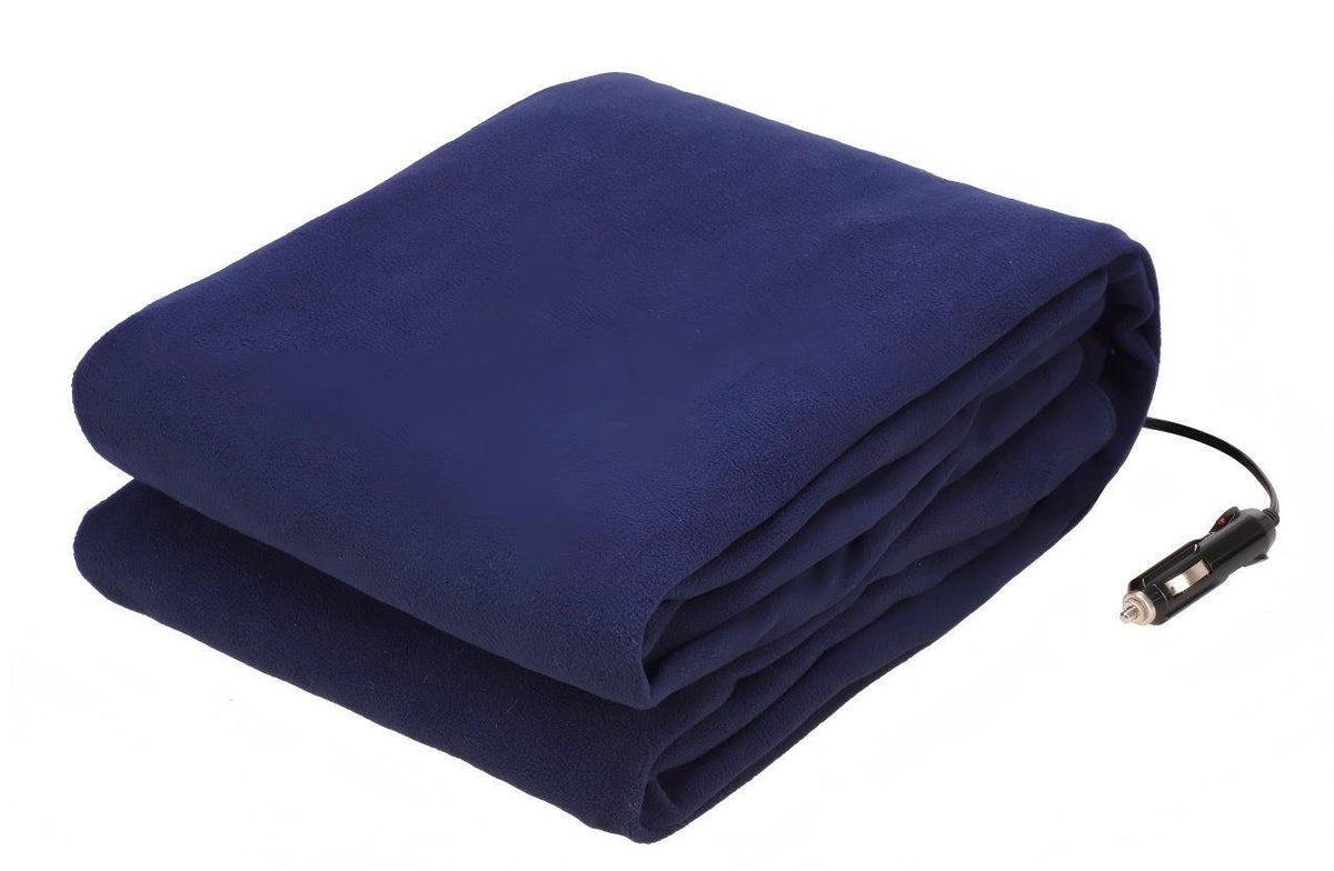 12V Heated Blanket Blue