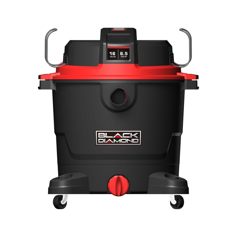 Black Diamond™ 16 Gallon Heavy Duty Wet/Dry Vacuum