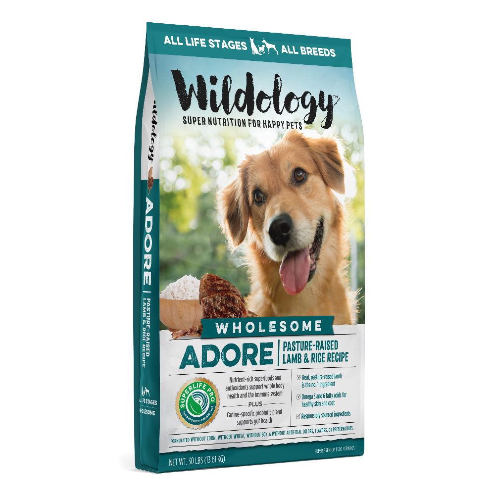 Adore Dry Dog Food - Pasture-Raised Lamb & Rice Recipe - 30 LB