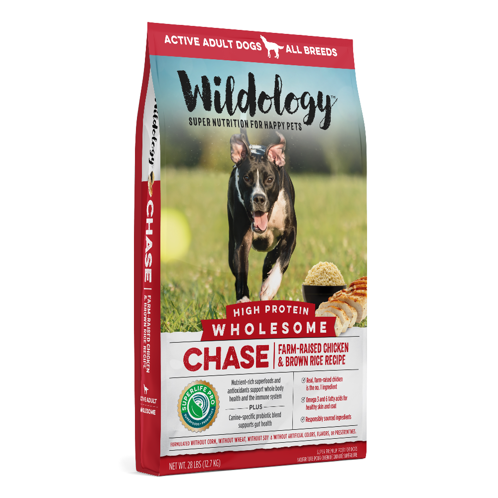 Chase High Protein Dry Dog Food - Farm-Raised Chicken & Brown Rice Recipe