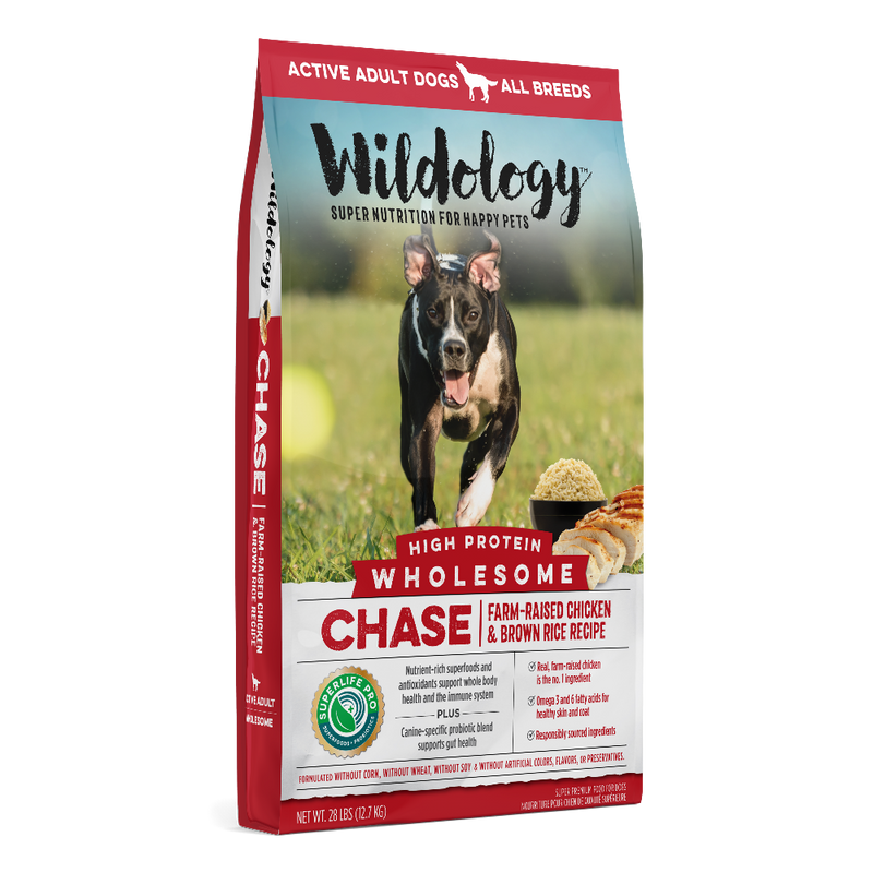 Chase High Protein Dry Dog Food - Farm-Raised Chicken & Brown Rice Recipe