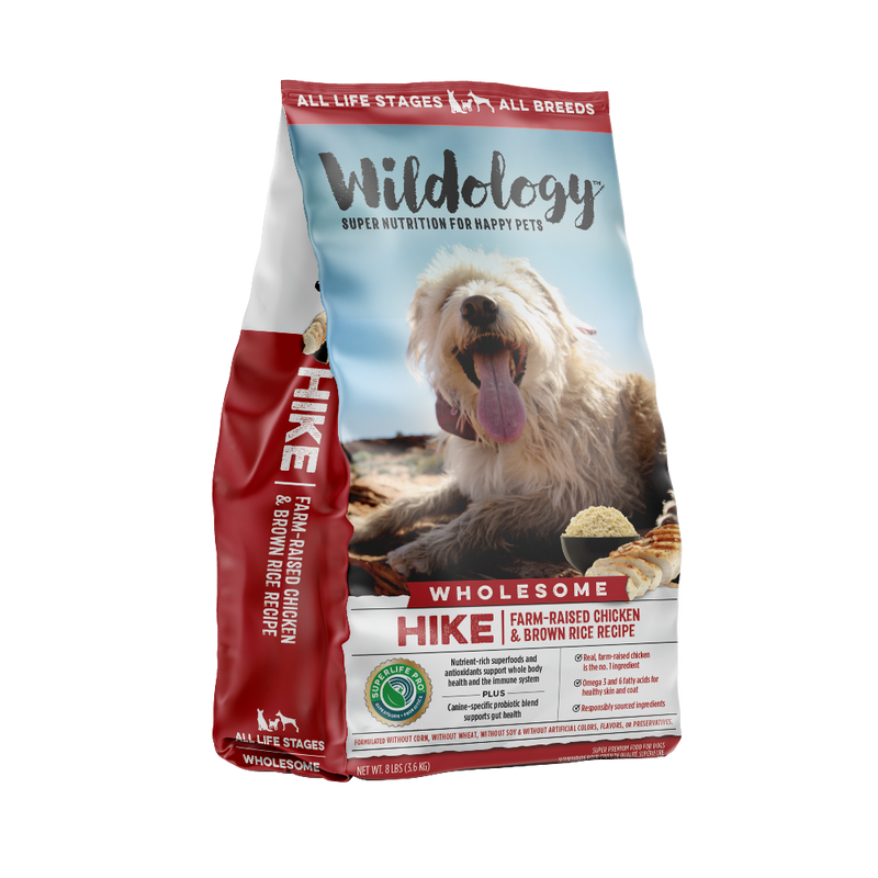 Hike Dry Dog Food - Farm-Raised Chicken & Brown Rice Recipe - 8 LB