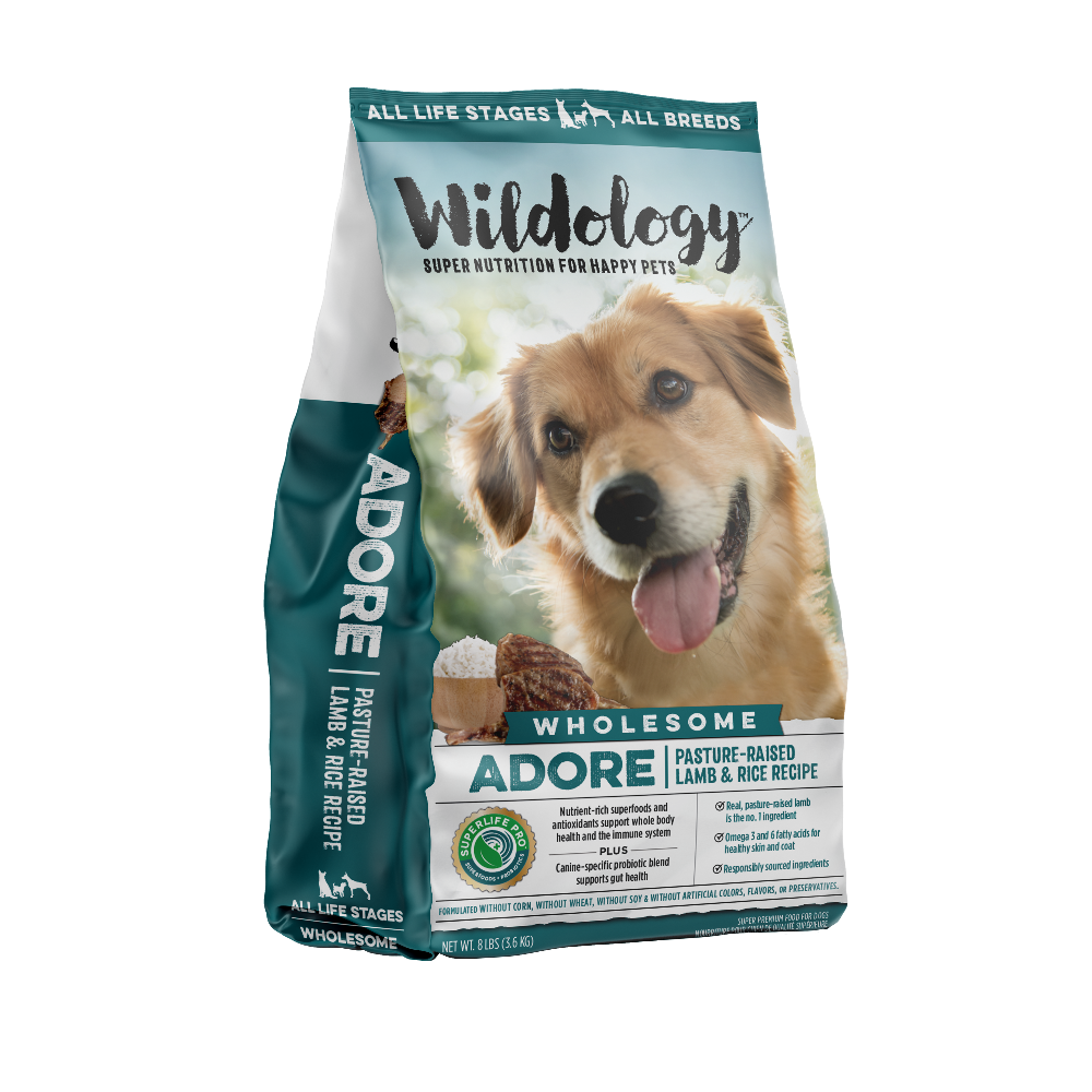 Adore Dry Dog Food - Pasture-Raised Lamb & Rice Recipe - 8 LB