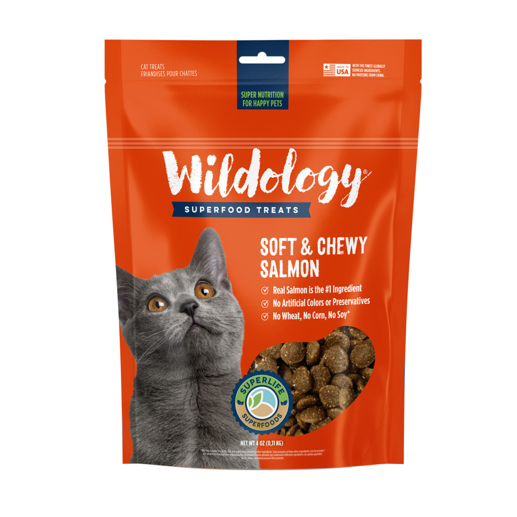 4 OZ Salmon Soft & Chewy Cat Treats
