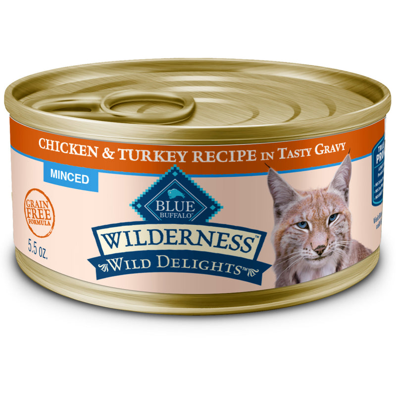 WILD WD Mincd Adlt Ckn&Trky 5.5ozCat