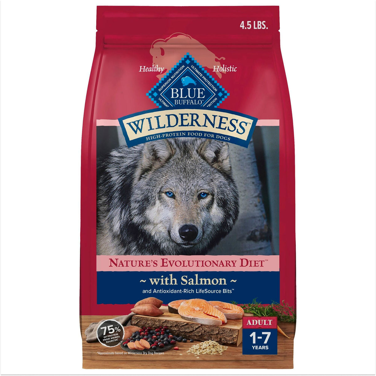 Wild Adlt Dog Salmon 4.5lb
