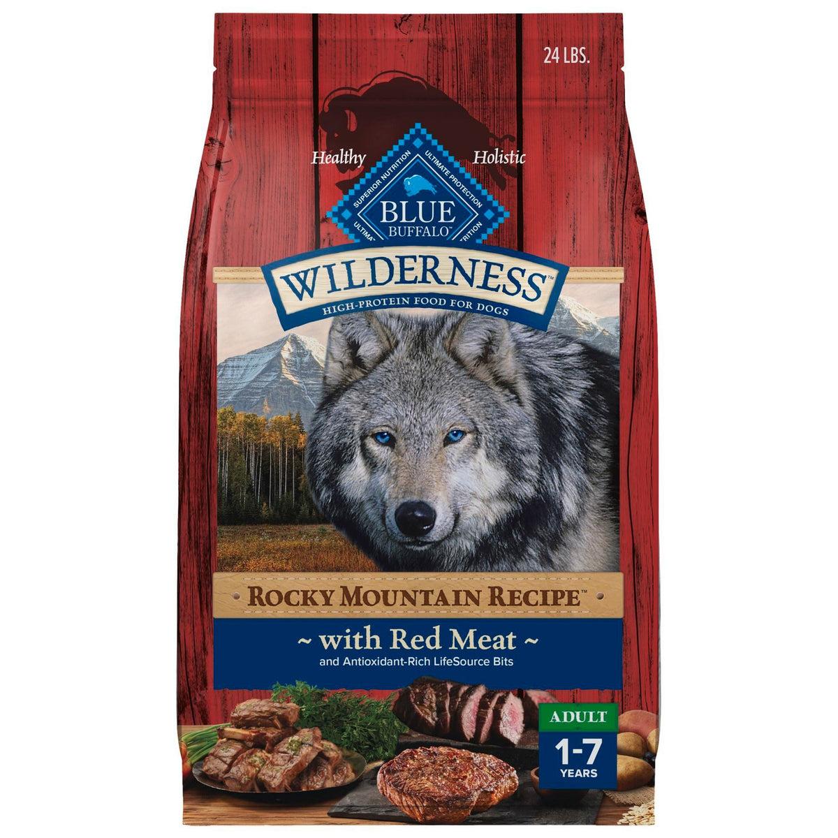 Wilderness Rmr Adlt Red Meat 24#