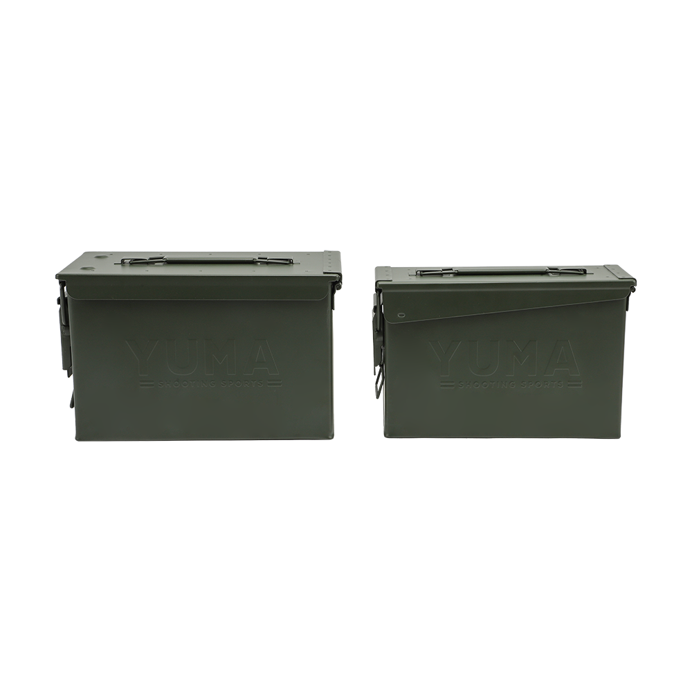 2 Pc Metal .30 Cal & .50 Cal Ammo Cans