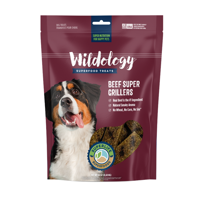 24 OZ Beef Super Grillers Dog Treats